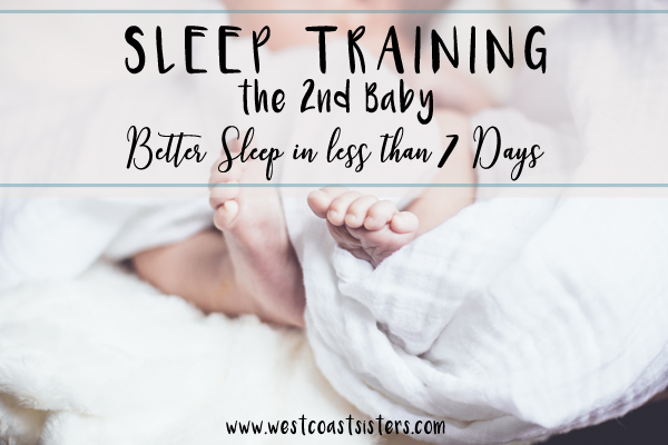 sleep training second baby
